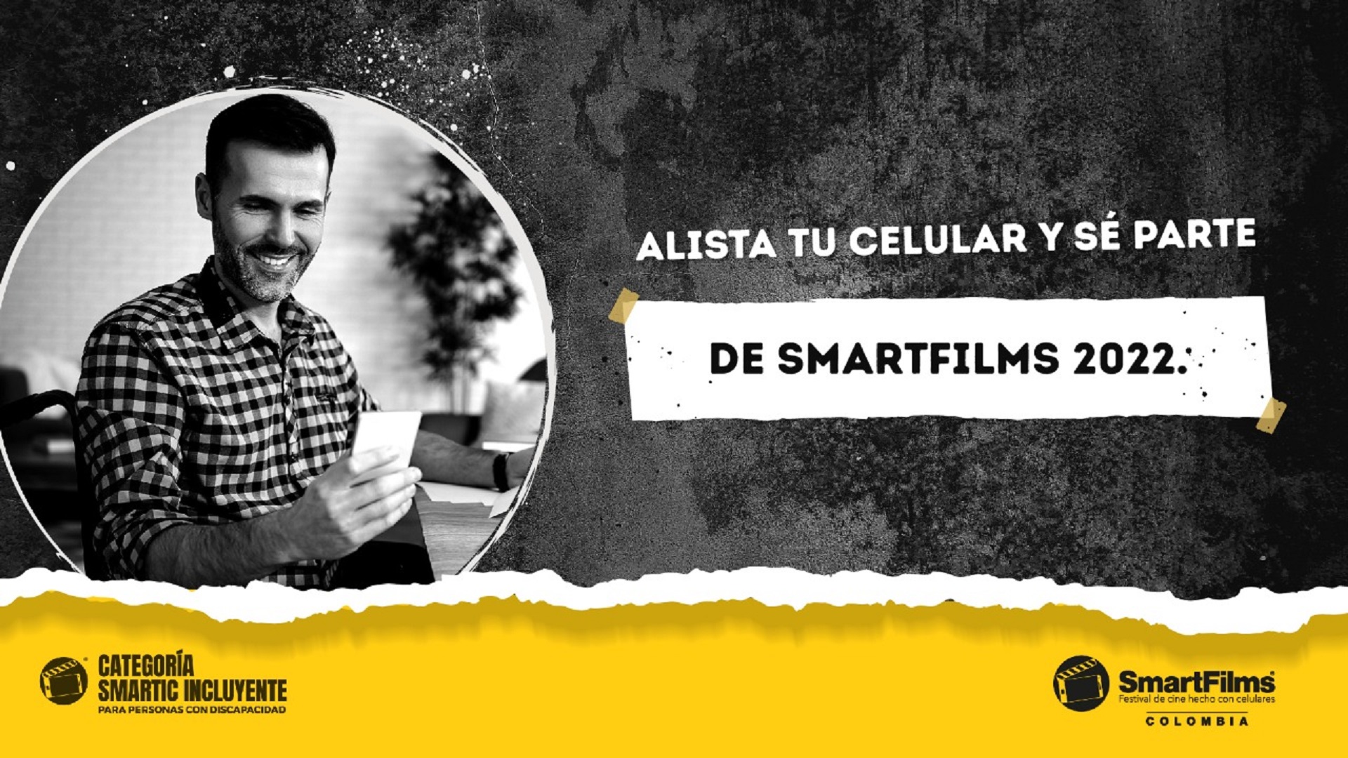 Banner de participación a la edición 2022 de SMARTFILMS en la categoría SmartTIC